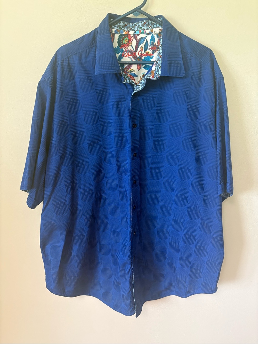 Robert Graham Short Sleeve Button Down 2XL